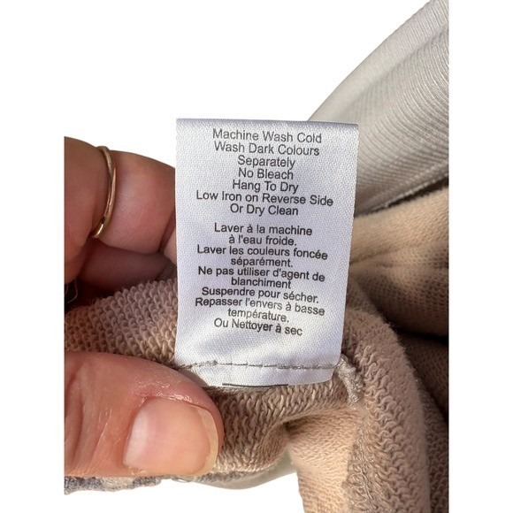 Aritzia Wilfred Beige Diderot Cocoon Open Front Studded Detail Cardigan - Small - Picture 6 of 8